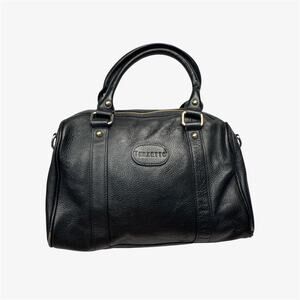 Terzetto black leather bag handbag